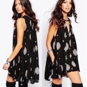 Free People Printed Medallion Tunic/Mini Dress